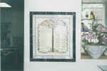 stained & leaded framed certificate