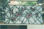 stained leaded window panel