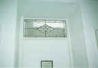 leaded beveled transom