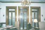 leaded beveled entry