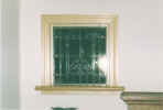 stained & leaded fixed window panel