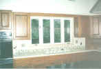 clear leaded kitchen casement windows