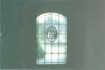 leaded beveled door panel